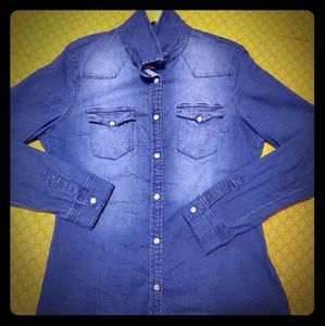 Ci Sono Denim Flex Shirt